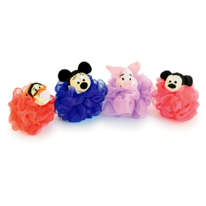 Summer Bathroom Products Hotel Shower Pouf Exfoliating PE Mesh Bath Pouf Wholesale Animal Bath Sponge For Kids TJ074
