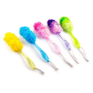 The Custom Diy Hot Sales Colorful Bath Brush Exfoliating Long Handle Body Bath Brush
