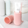 Portable Toothbrush Case Holder Toothbrush Box Mouthwash Cup Toothpaste Wash Gargle Cup Travel Toothbrush Cup
