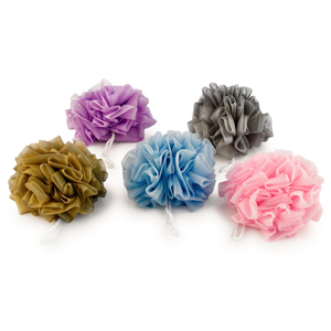 Natural Kitchen Loofah Shower Scrubber Ball Puff Pouf Body Bath Shower Puff TJ204