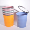Garbage Bin Dust Bin Plastic Storage Bucket Home Office Kitchen Bathroom Waste Bin Plastic Round Trash Can